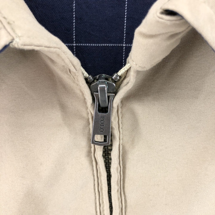 Ralph Lauren POLO RALPH LAUREN Swing Top Sports Jacket Men's L size polyester Beige type Vintage Second Hand