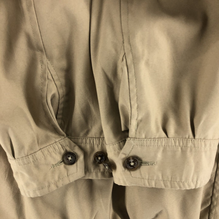 Ralph Lauren POLO RALPH LAUREN Swing Top Sports Jacket Men's L size polyester Beige type Vintage Second Hand