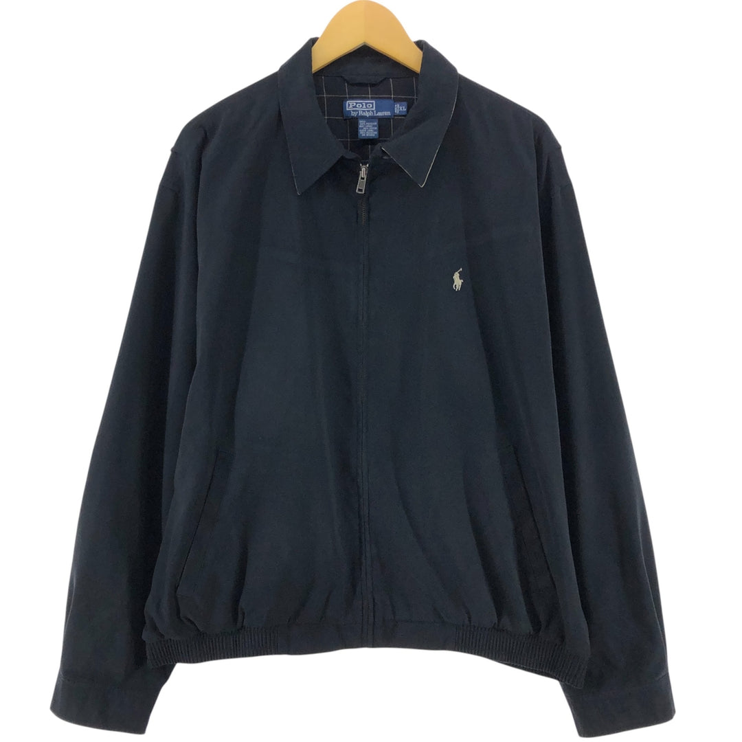 Ralph Lauren POLO by Ralph Lauren Swing Top Sports Jacket Men's XL polyester black type Vintage Second Hand