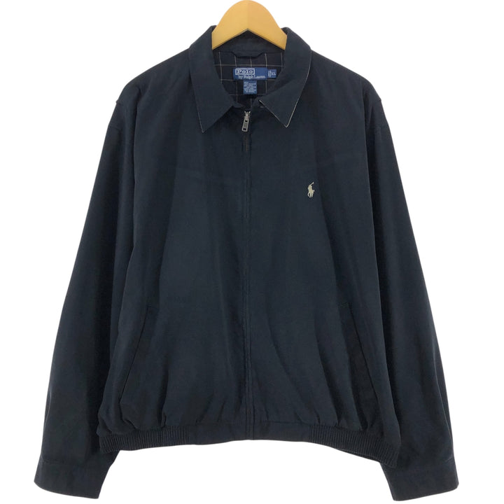 Ralph Lauren POLO by Ralph Lauren Swing Top Sports Jacket Men's XL polyester black type Vintage Second Hand