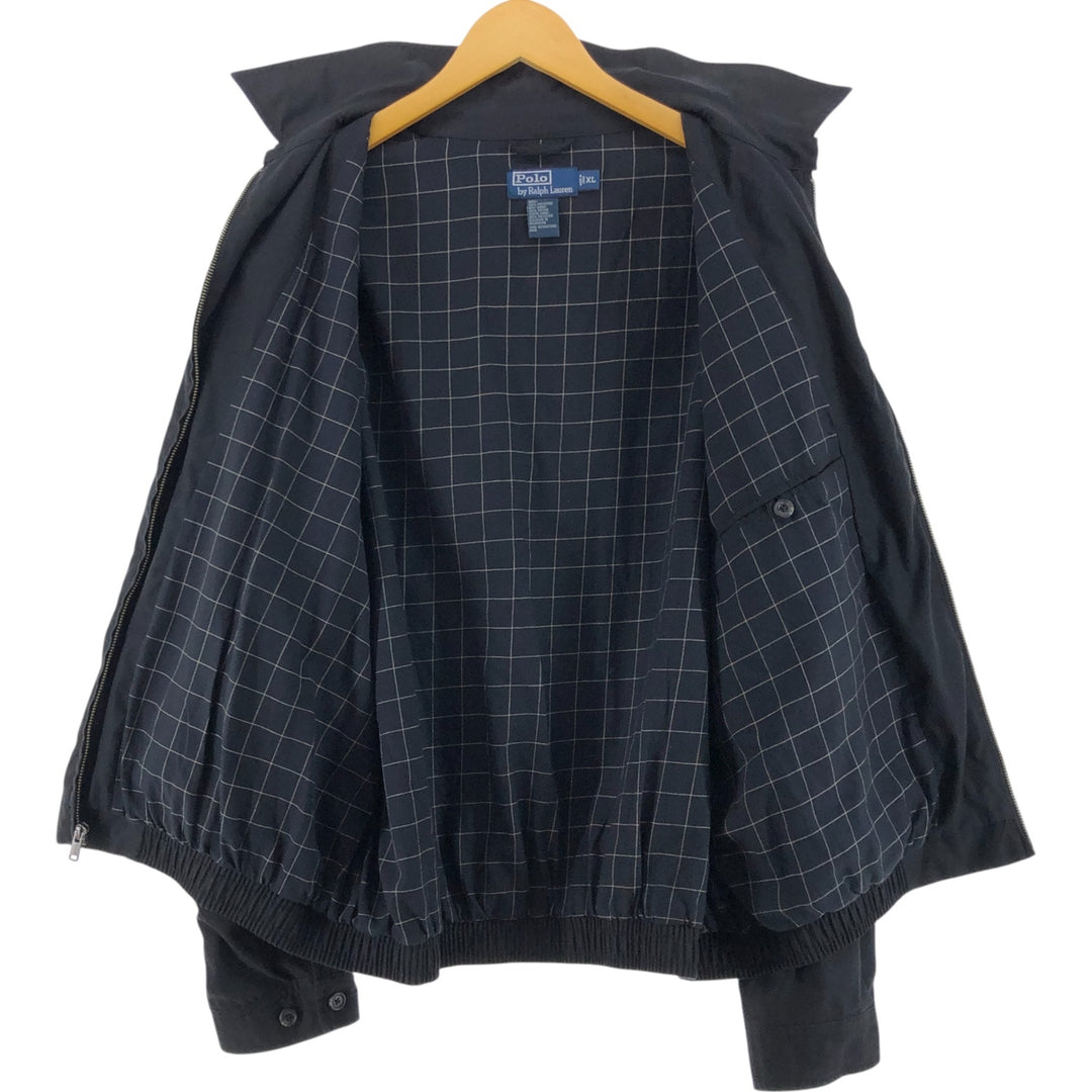 Ralph Lauren POLO by Ralph Lauren Swing Top Sports Jacket Men's XL polyester black type Vintage Second Hand