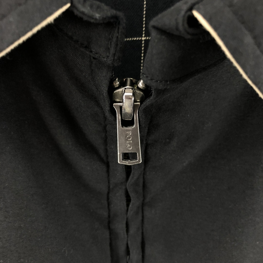 Ralph Lauren POLO by Ralph Lauren Swing Top Sports Jacket Men's XL polyester black type Vintage Second Hand