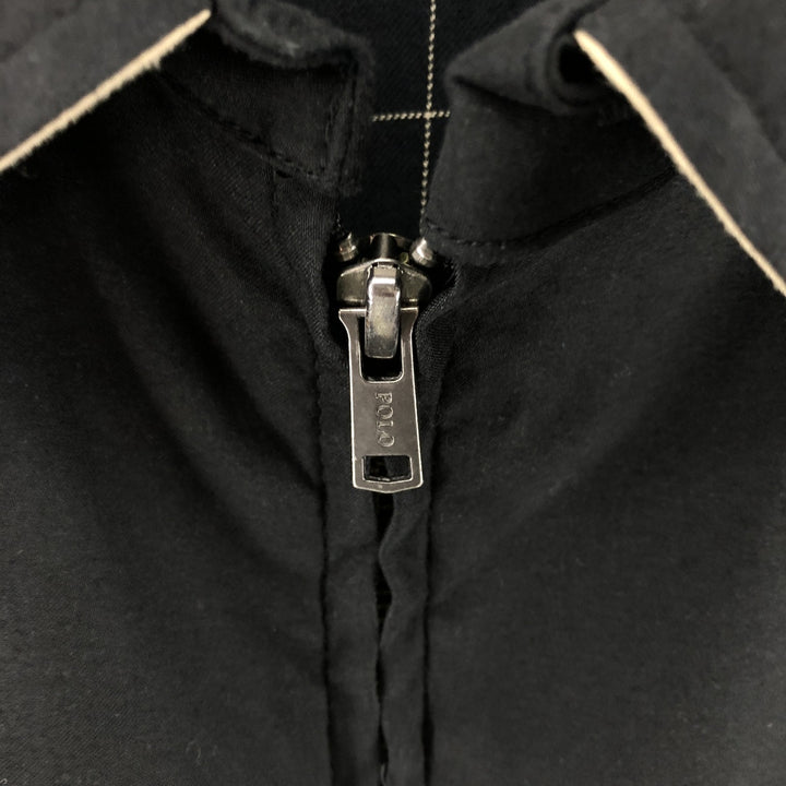 Ralph Lauren POLO by Ralph Lauren Swing Top Sports Jacket Men's XL polyester black type Vintage Second Hand