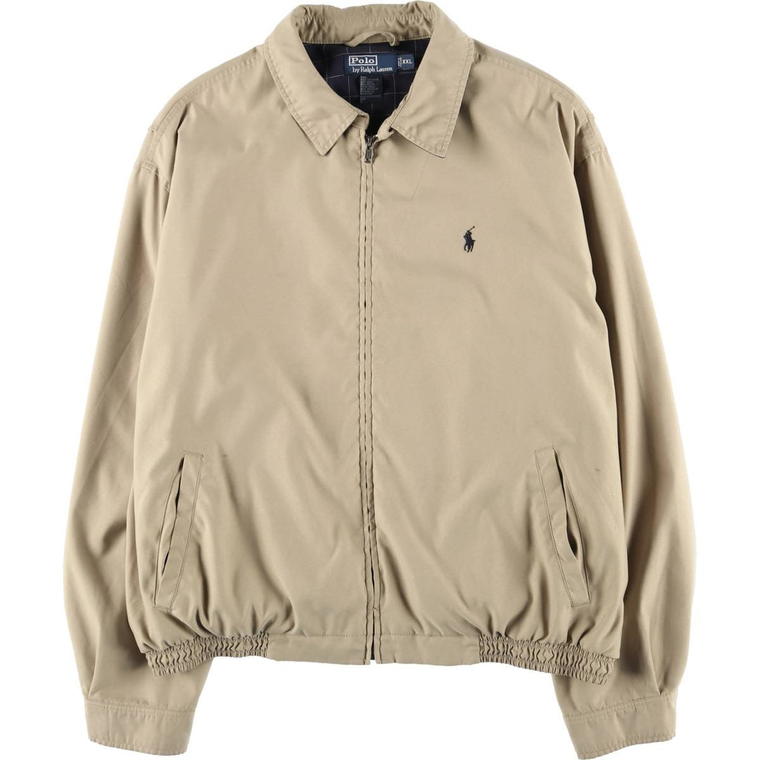Ralph Lauren POLO by Ralph Lauren Swing Top Sports Jacket Men's XXL cotton Beige type Vintage Second Hand