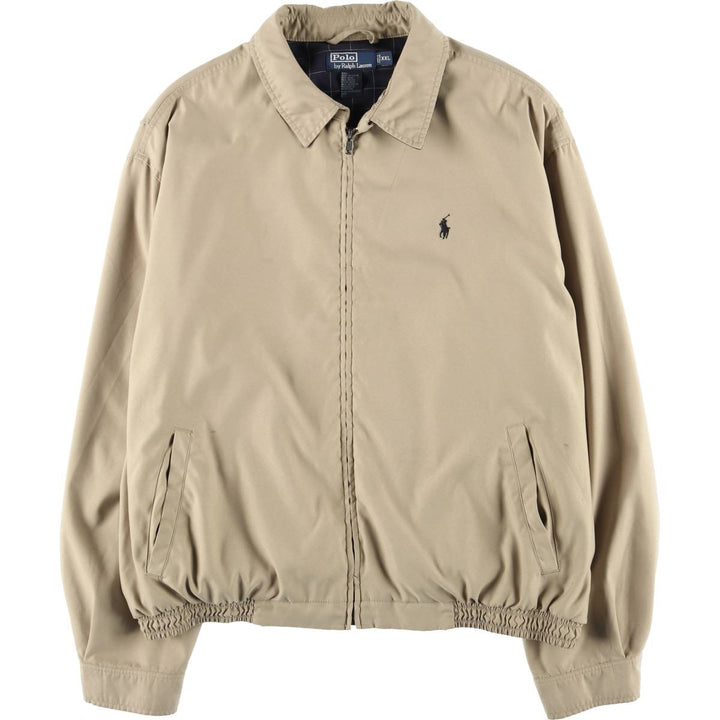 Ralph Lauren POLO by Ralph Lauren Swing Top Sports Jacket Men's XXL cotton Beige type Vintage Second Hand
