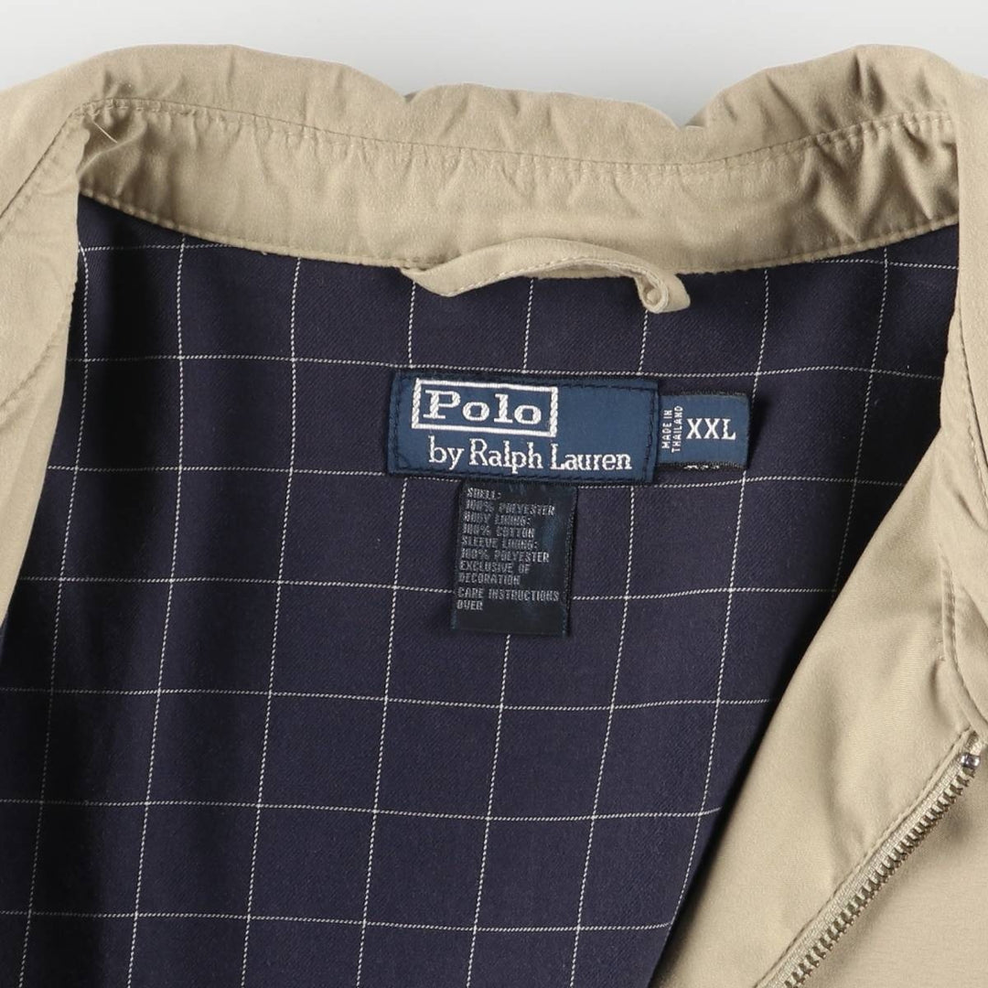 Ralph Lauren POLO by Ralph Lauren Swing Top Sports Jacket Men's XXL cotton Beige type Vintage Second Hand