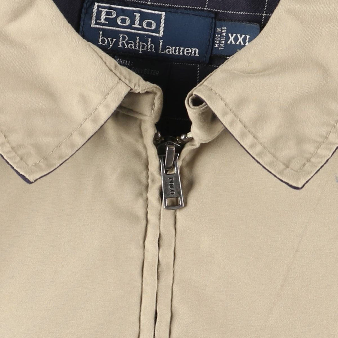 Ralph Lauren POLO by Ralph Lauren Swing Top Sports Jacket Men's XXL cotton Beige type Vintage Second Hand