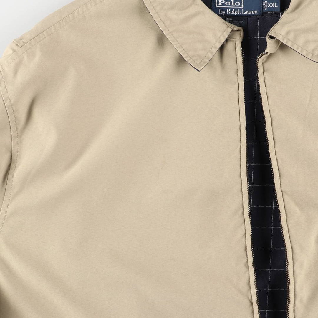 Ralph Lauren POLO by Ralph Lauren Swing Top Sports Jacket Men's XXL cotton Beige type Vintage Second Hand