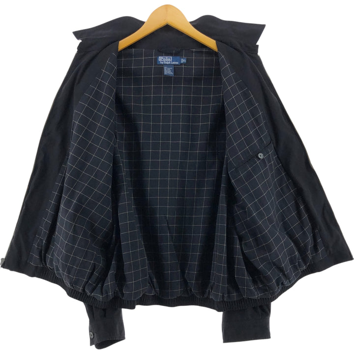 Ralph Lauren POLO by Ralph Lauren Swing Top Sports Jacket Men's XL polyester black type Vintage Second Hand
