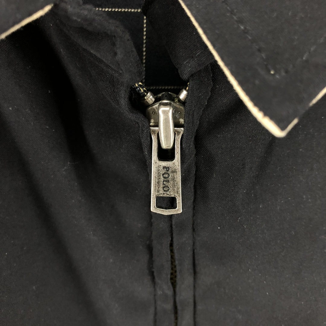 Ralph Lauren POLO by Ralph Lauren Swing Top Sports Jacket Men's XL polyester black type Vintage Second Hand