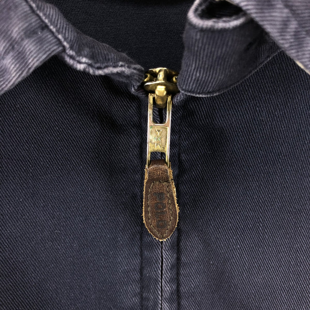 Ralph Lauren POLO by Ralph Lauren Swing Top Sports Jacket Men's L size cotton navy blue type Vintage Second Hand
