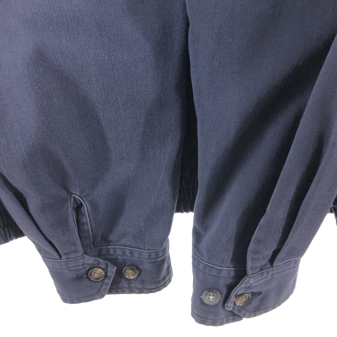 Ralph Lauren POLO by Ralph Lauren Swing Top Sports Jacket Men's L size cotton navy blue type Vintage Second Hand