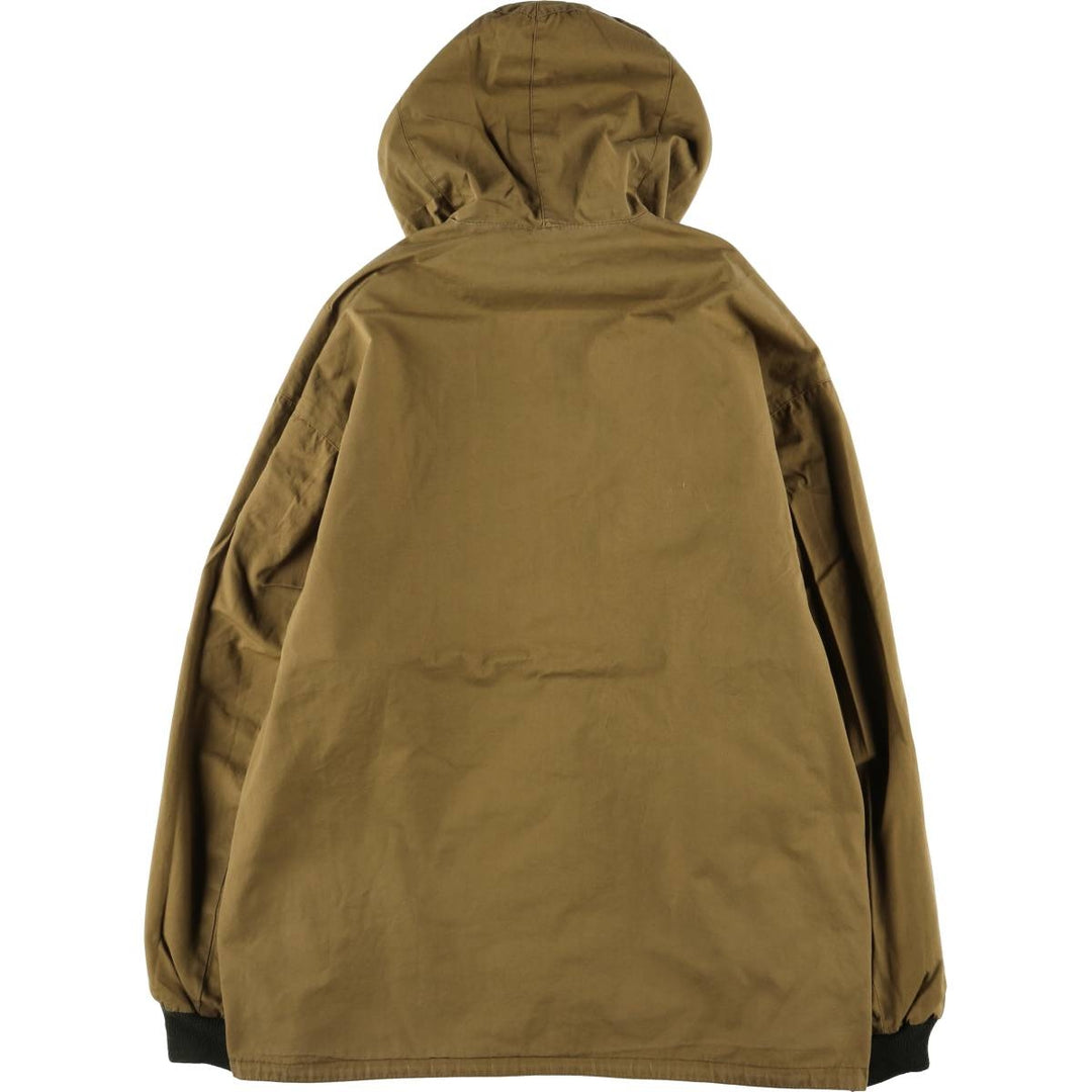 Sporthaus Schuster hooded reversible zip-up jacket, men's XL, vintage unclear Khaki type Vintage Second Hand