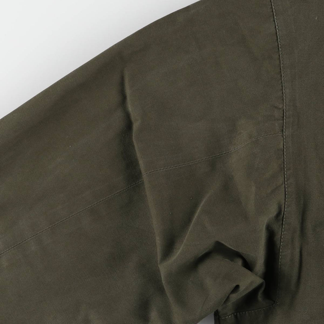 Sporthaus Schuster hooded reversible zip-up jacket, men's XL, vintage unclear Khaki type Vintage Second Hand