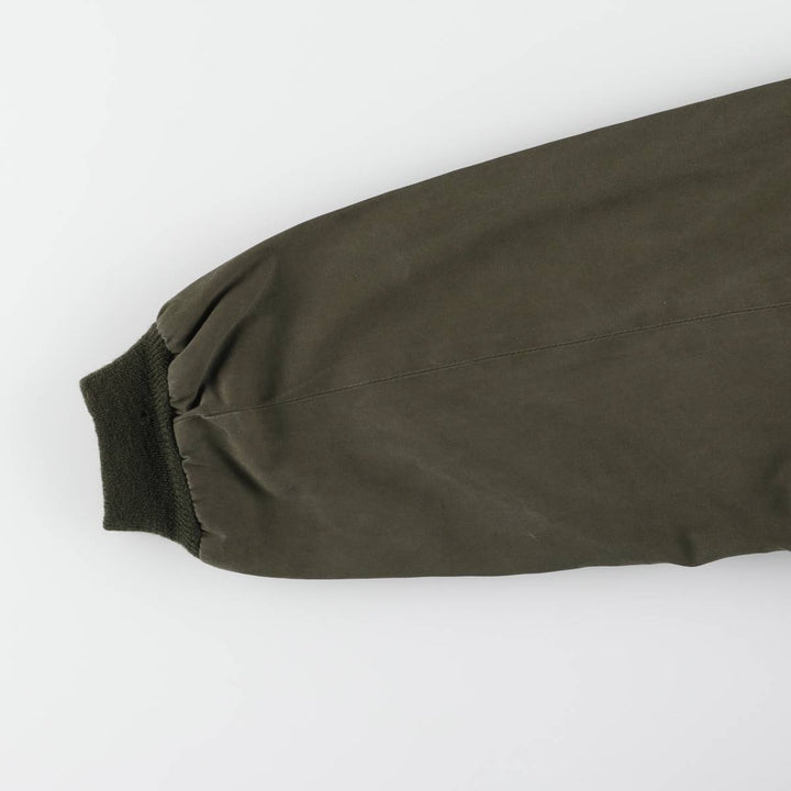 Sporthaus Schuster hooded reversible zip-up jacket, men's XL, vintage unclear Khaki type Vintage Second Hand