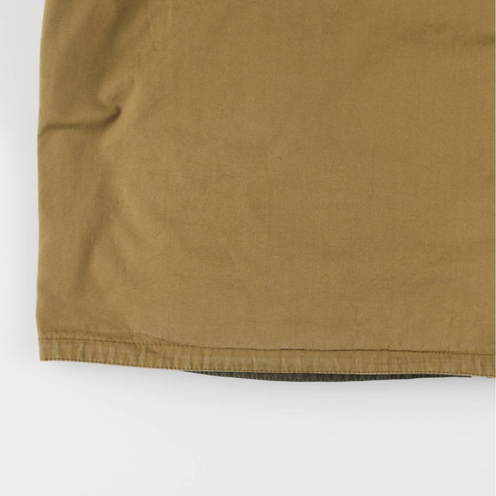 Sporthaus Schuster hooded reversible zip-up jacket, men's XL, vintage unclear Khaki type Vintage Second Hand