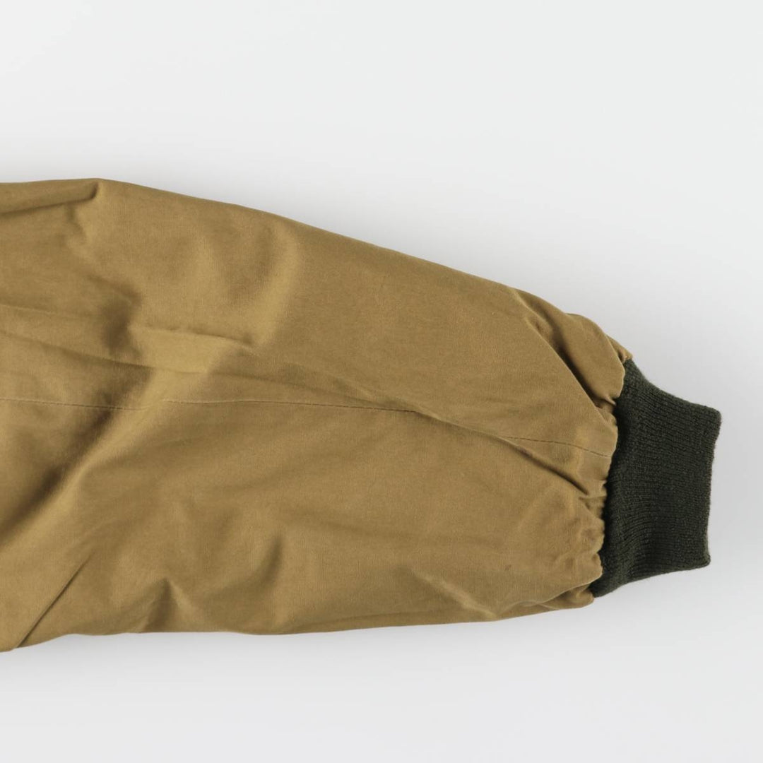 Sporthaus Schuster hooded reversible zip-up jacket, men's XL, vintage unclear Khaki type Vintage Second Hand