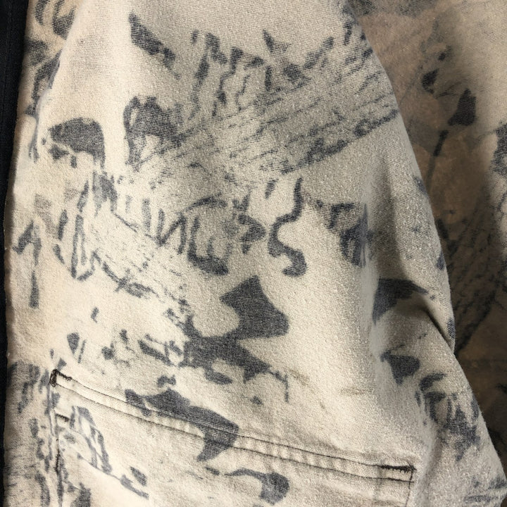 90s~ Mossy Oak Camouflage Pattern Real Tree Camo Cotton Blouson Made in USA Men's XL Vintage cotton Beige type Vintage Second Hand