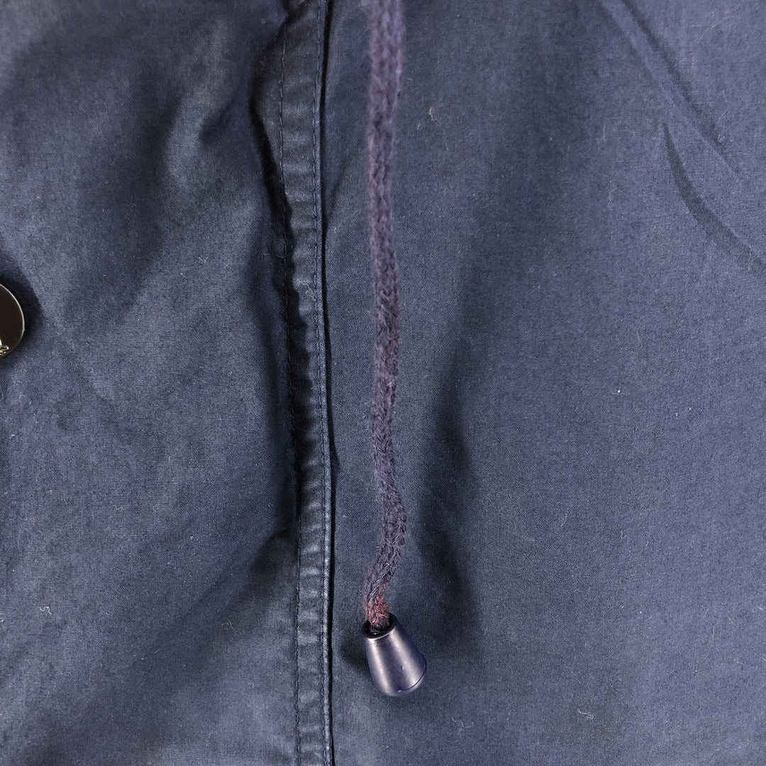 90'S NAUTICA Cotton Jacket, Men's XL Size, Vintage cotton navy blue type Vintage Second Hand