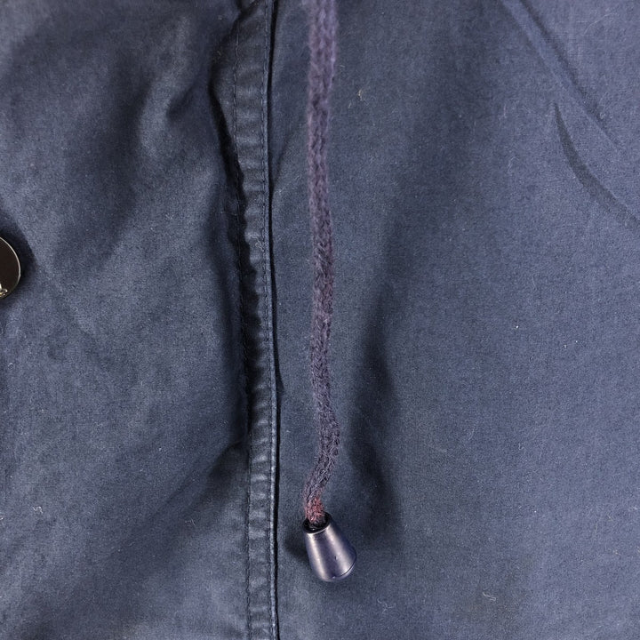 90'S NAUTICA Cotton Jacket, Men's XL Size, Vintage cotton navy blue type Vintage Second Hand