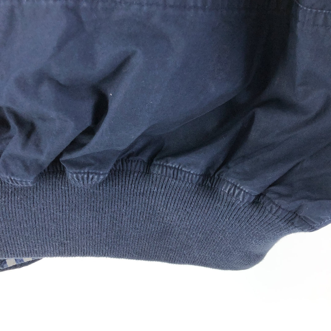 90'S NAUTICA Cotton Jacket, Men's XL Size, Vintage cotton navy blue type Vintage Second Hand