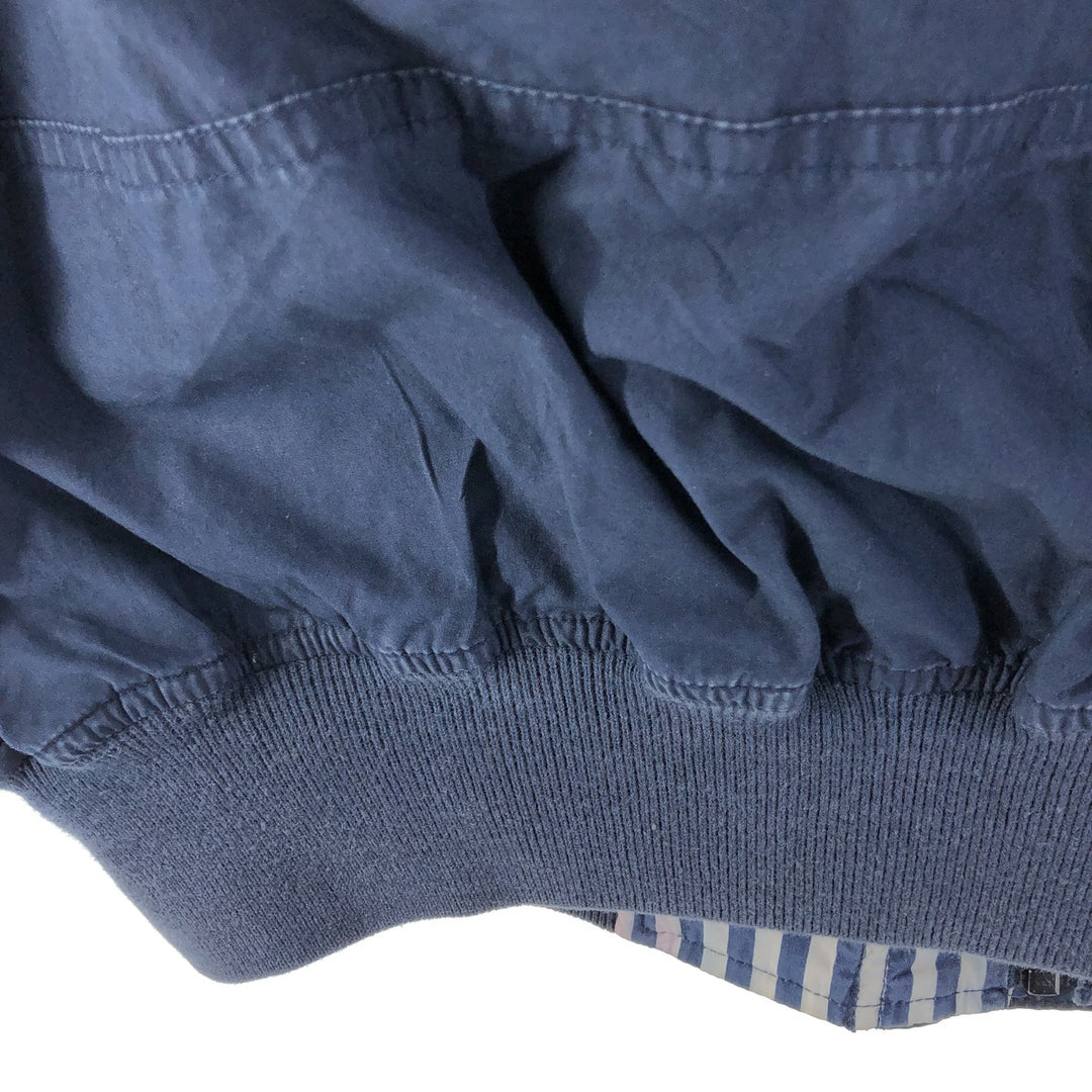 90'S NAUTICA Cotton Jacket, Men's XL Size, Vintage cotton navy blue type Vintage Second Hand