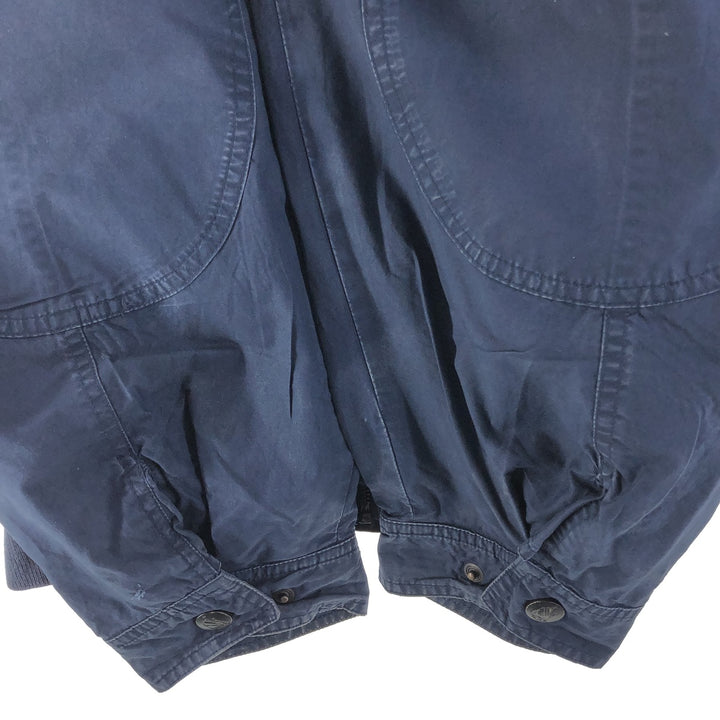 90'S NAUTICA Cotton Jacket, Men's XL Size, Vintage cotton navy blue type Vintage Second Hand