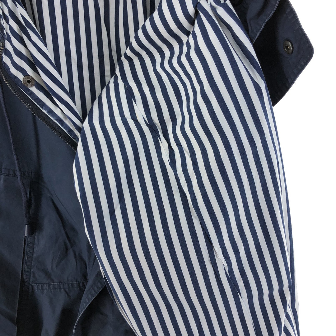 90'S NAUTICA Cotton Jacket, Men's XL Size, Vintage cotton navy blue type Vintage Second Hand