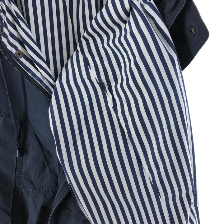 90'S NAUTICA Cotton Jacket, Men's XL Size, Vintage cotton navy blue type Vintage Second Hand