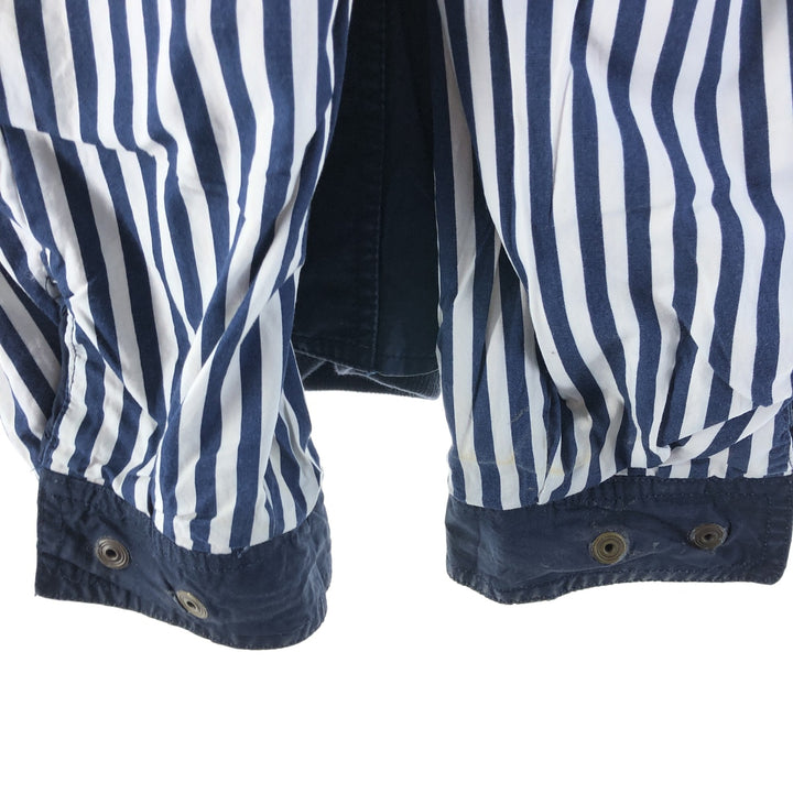 90'S NAUTICA Cotton Jacket, Men's XL Size, Vintage cotton navy blue type Vintage Second Hand