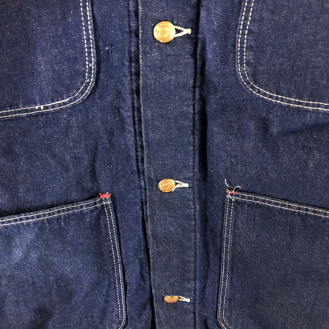 Vintage 70'S Wrangler denim coveralls, men's size L cotton blue type Vintage Second Hand