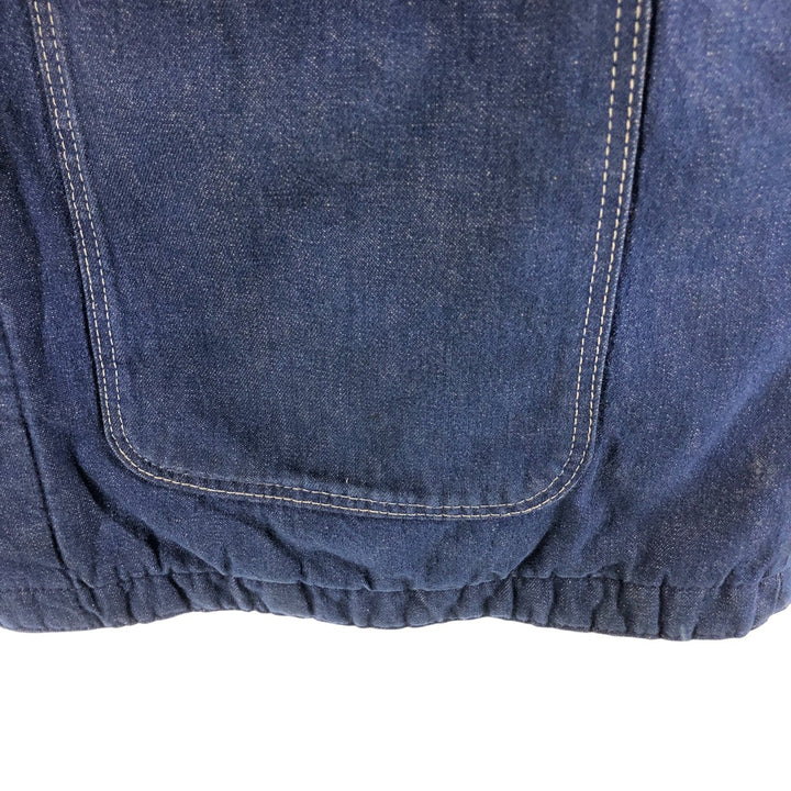 Vintage 70'S Wrangler denim coveralls, men's size L cotton blue type Vintage Second Hand