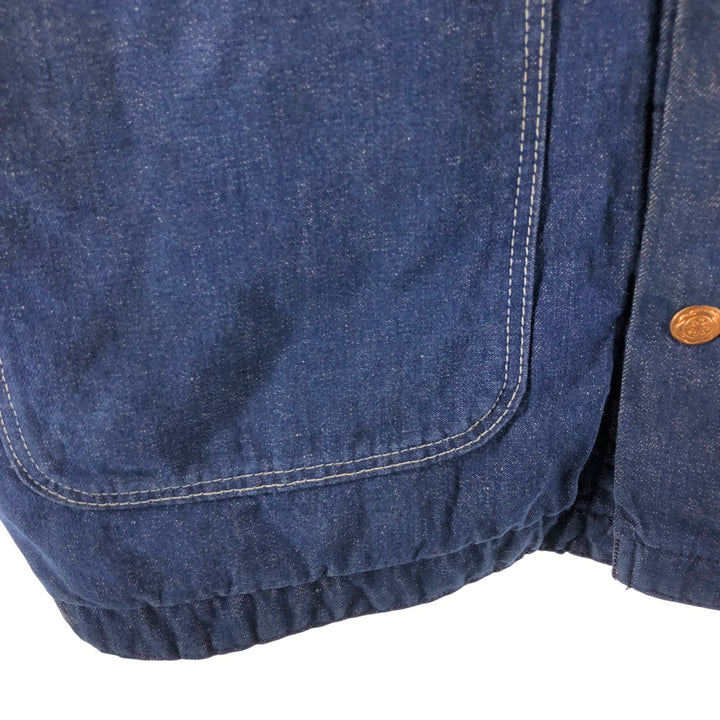 Vintage 70'S Wrangler denim coveralls, men's size L cotton blue type Vintage Second Hand