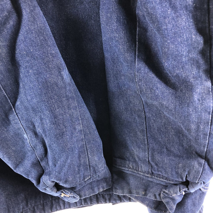 Vintage 70'S Wrangler denim coveralls, men's size L cotton blue type Vintage Second Hand