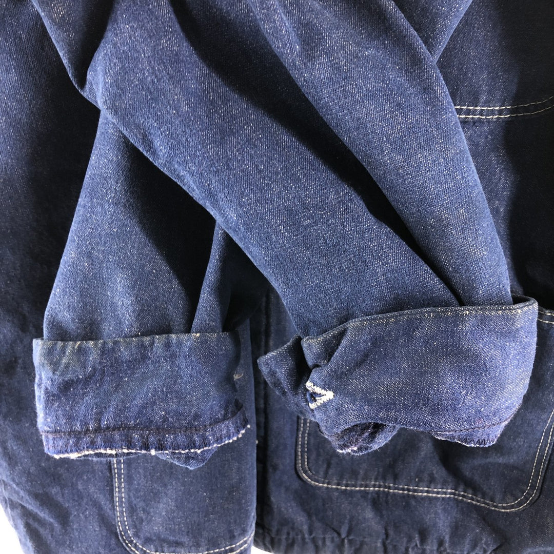 Vintage 70'S Wrangler denim coveralls, men's size L cotton blue type Vintage Second Hand