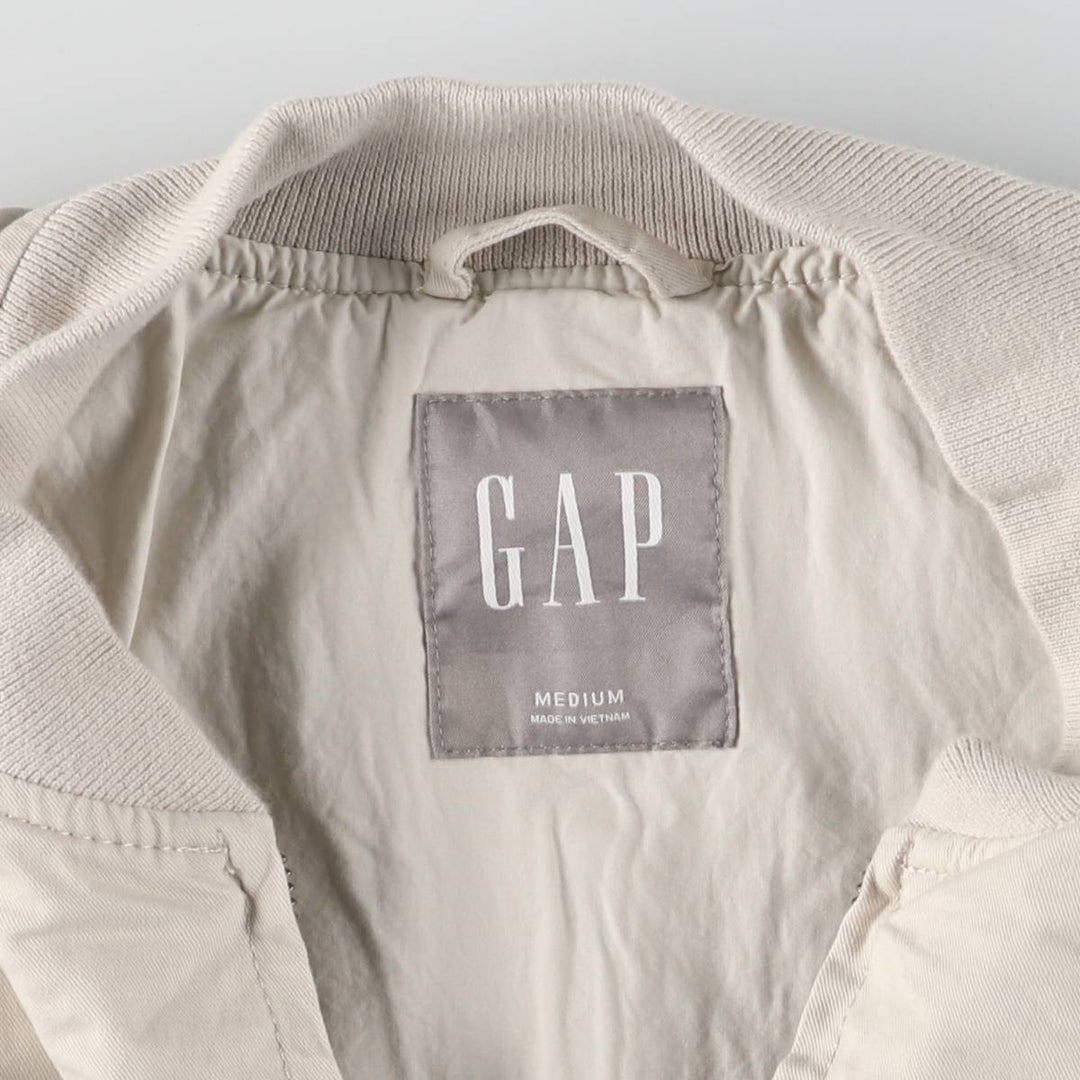 GAP Cotton Blouson, Men's M Size cotton white type Vintage Second Hand