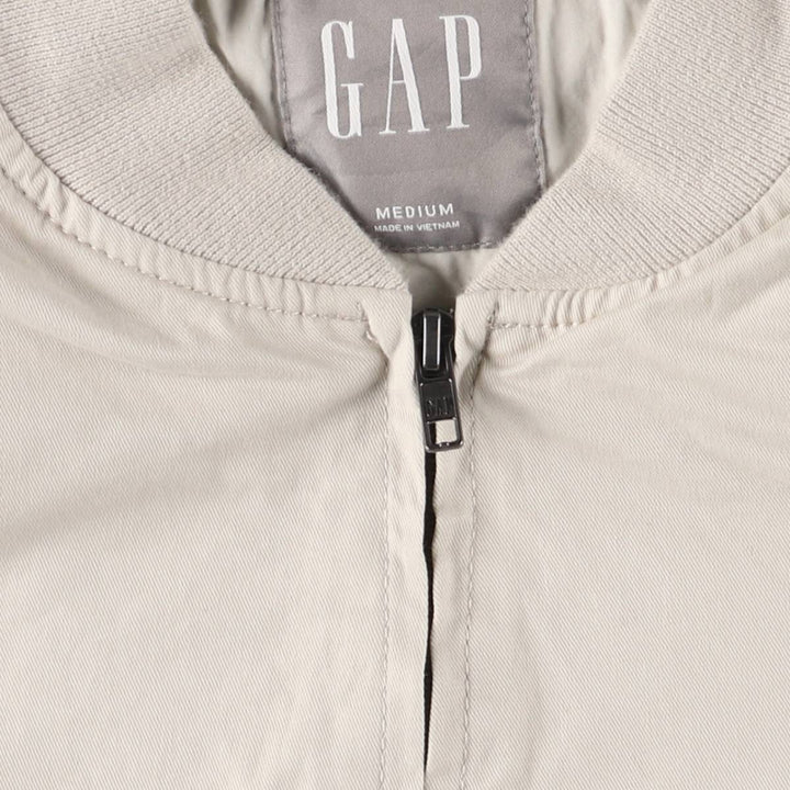 GAP Cotton Blouson, Men's M Size cotton white type Vintage Second Hand