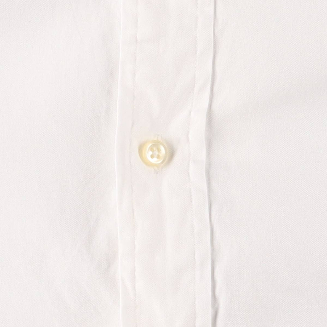 Ralph Lauren YARMOUTH long sleeve button down shirt, men's size L cotton white type Vintage Second Hand
