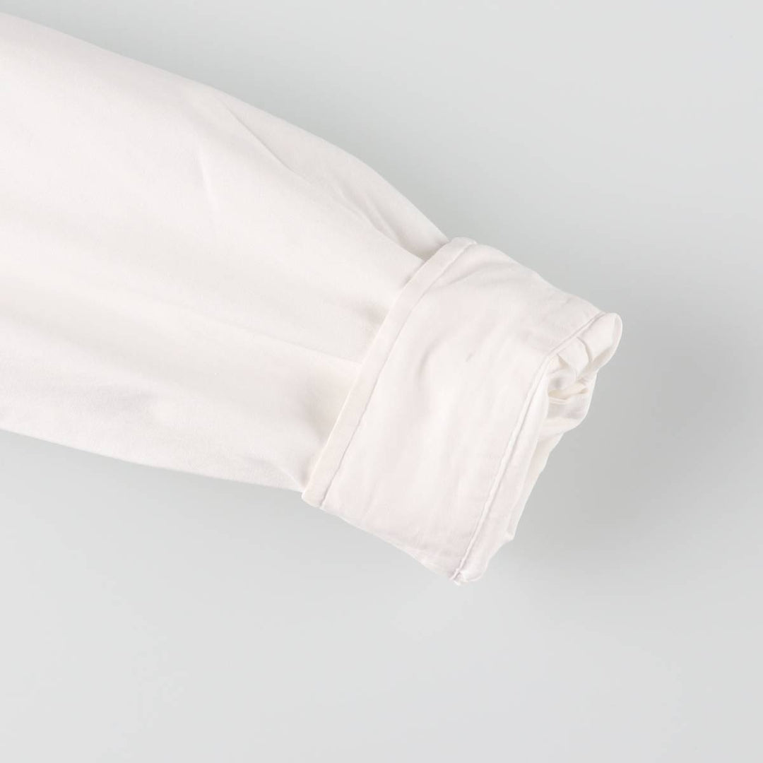 Ralph Lauren YARMOUTH long sleeve button down shirt, men's size L cotton white type Vintage Second Hand