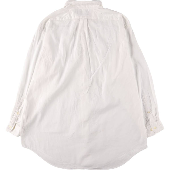 Ralph Lauren YARMOUTH long sleeve button down shirt, men's XL size cotton white type Vintage Second Hand