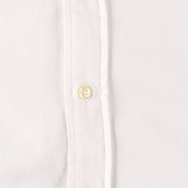 Ralph Lauren YARMOUTH long sleeve button down shirt, men's XL size cotton white type Vintage Second Hand