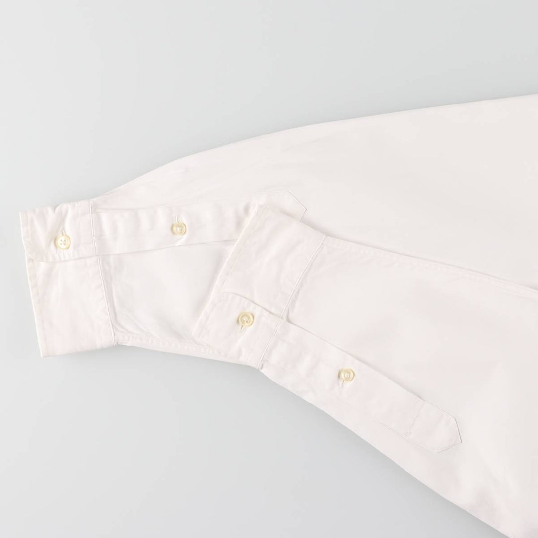 Ralph Lauren YARMOUTH Long Sleeve Button Down Shirt Men's XL Button Down cotton white type Vintage Second Hand