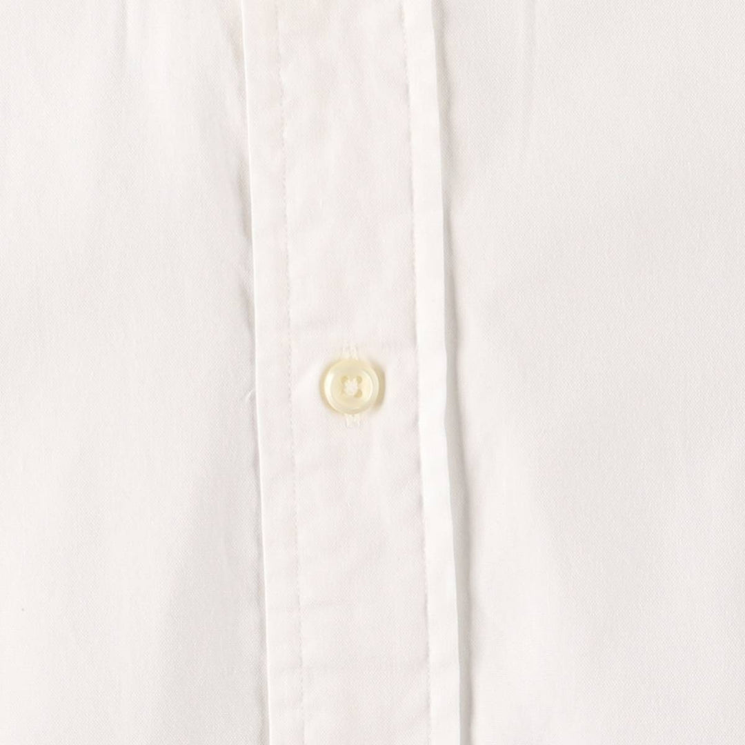 Ralph Lauren long sleeve button down shirt, men's size L cotton white type Vintage Second Hand