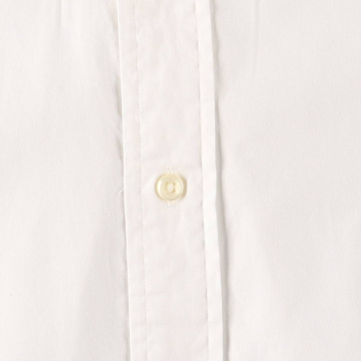 Ralph Lauren long sleeve button down shirt, men's size L cotton white type Vintage Second Hand