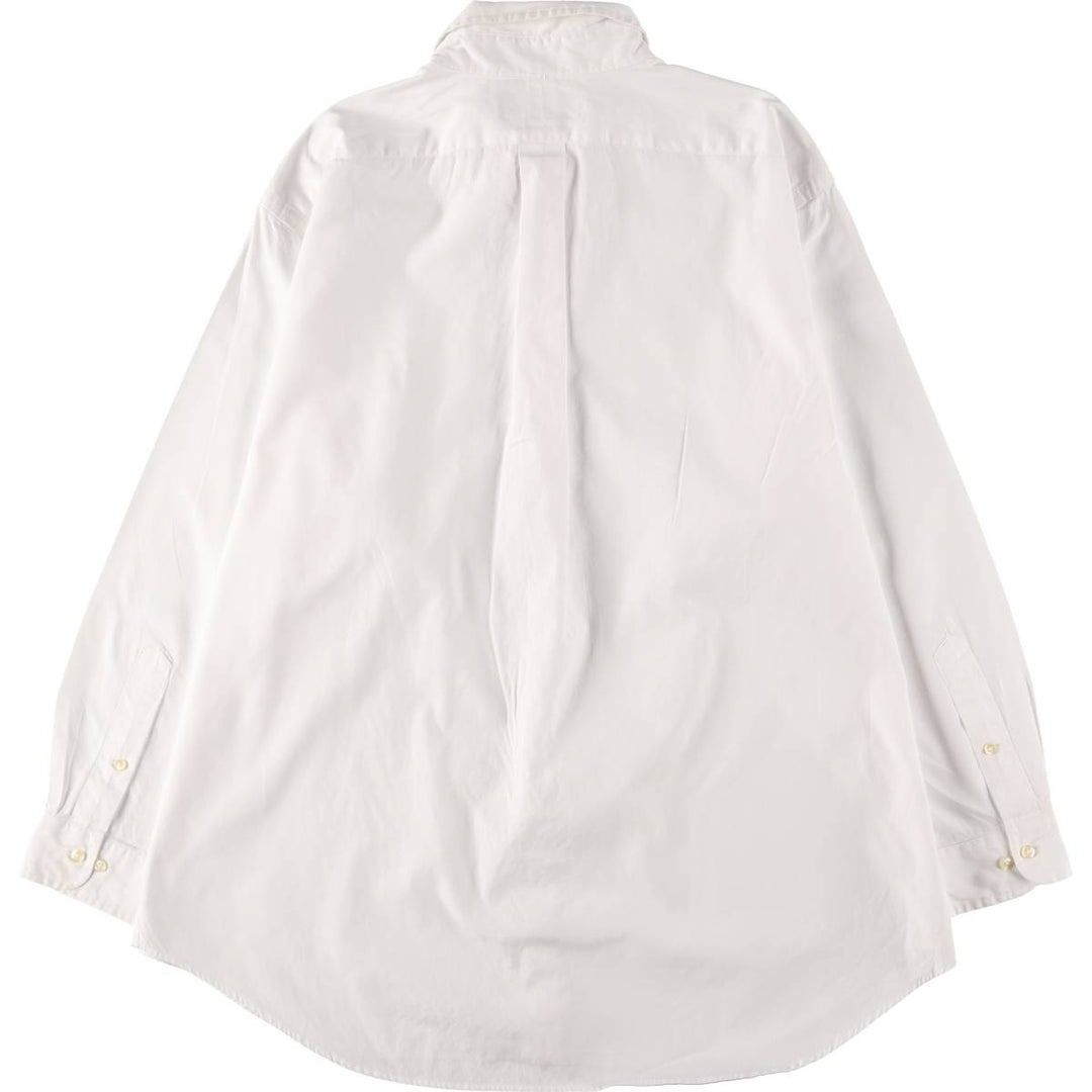 Ralph Lauren Classic Fit Long Sleeve Button Down Shirt Men's XXXL cotton white type Vintage Second Hand