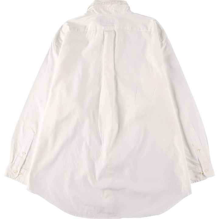 Ralph Lauren Classic Fit Long Sleeve Button Down Shirt Men's XXXL cotton white type Vintage Second Hand