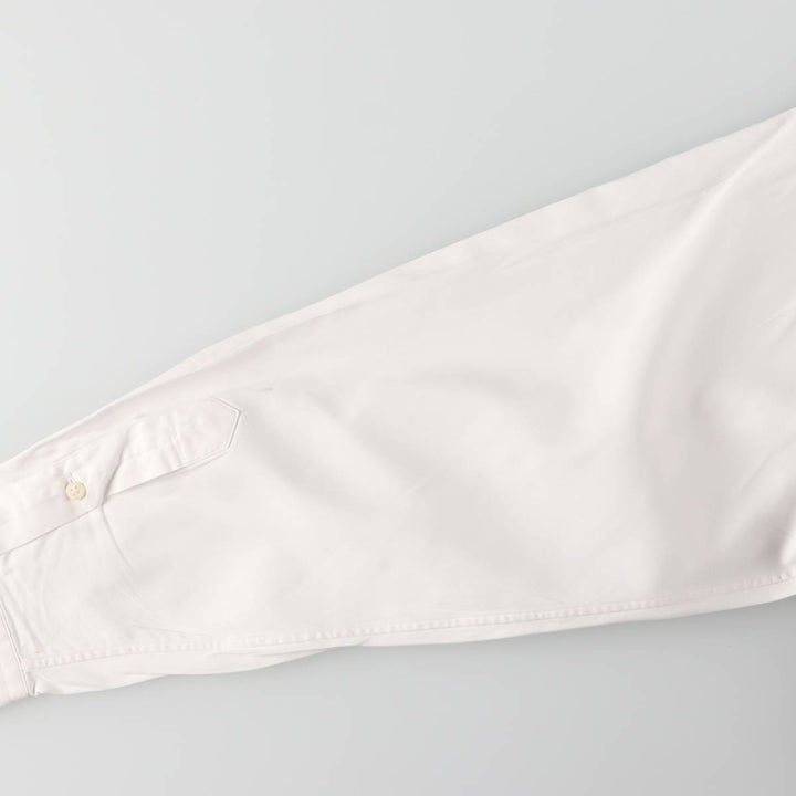 Ralph Lauren YARMOUTH long sleeve button down shirt, men's XL size cotton white type Vintage Second Hand