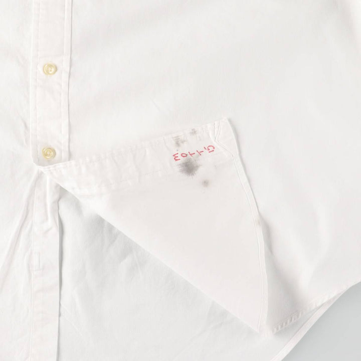 Ralph Lauren CUSTOM FIT long sleeve button down shirt 17 1 cotton white type Vintage Second Hand