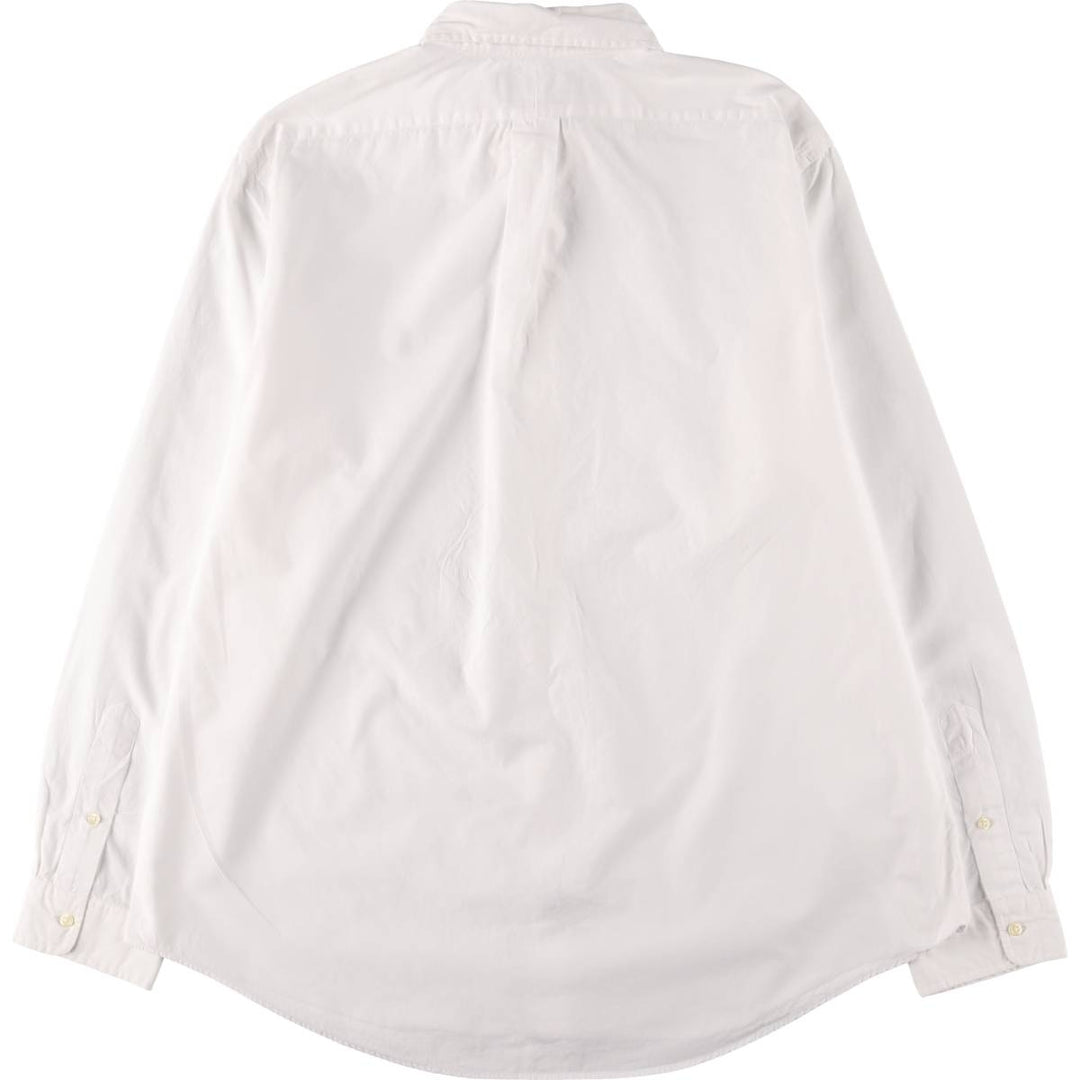 Ralph Lauren Custom Fit Long Sleeve Button Down Shirt Men's XXL cotton white type Vintage Second Hand