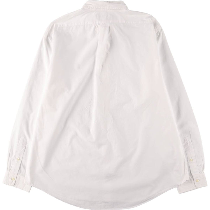 Ralph Lauren Custom Fit Long Sleeve Button Down Shirt Men's XXL cotton white type Vintage Second Hand